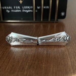 Scarf Clip / Dress Cinch / Antique Spoon Jewelry